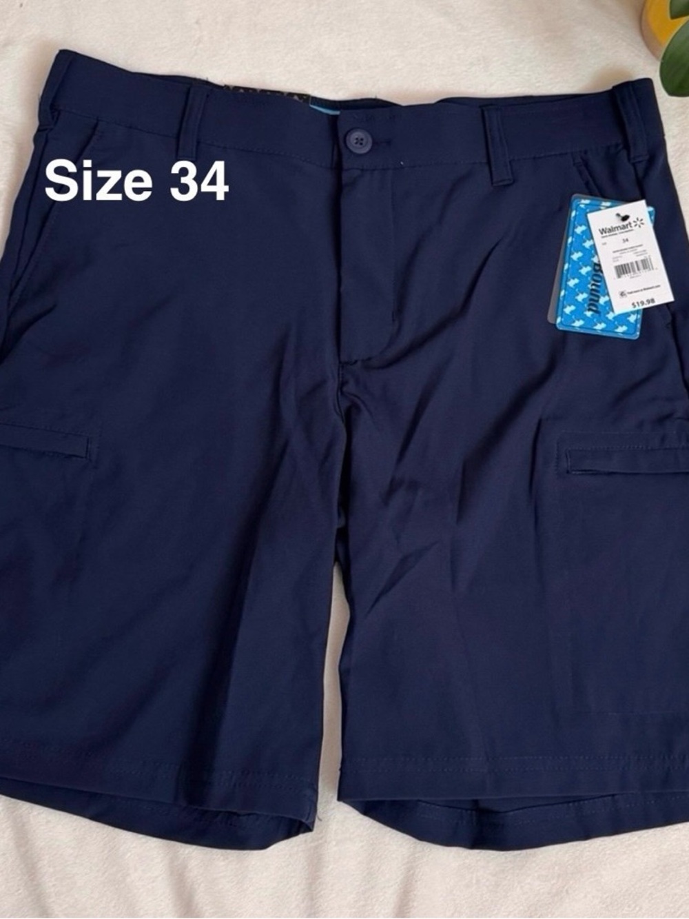 Birdie Bound Men's & Big Men's Cargo Golf Shorts, 9" Inseam,Size 34